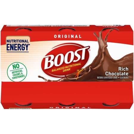 BOOST Boost Original Chocolate RTD Nutritional Beverage 8 fl. oz., PK24 00041679675366